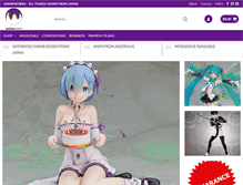 Tablet Screenshot of animeworks.com.au